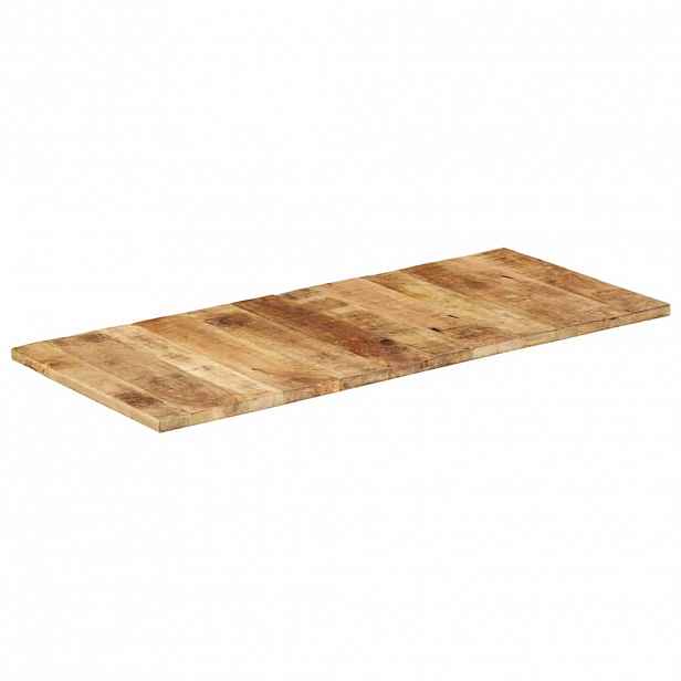 vidaXL Stolní deska masivní mangovníkové dřevo 25–27 mm 140 x 60 cm