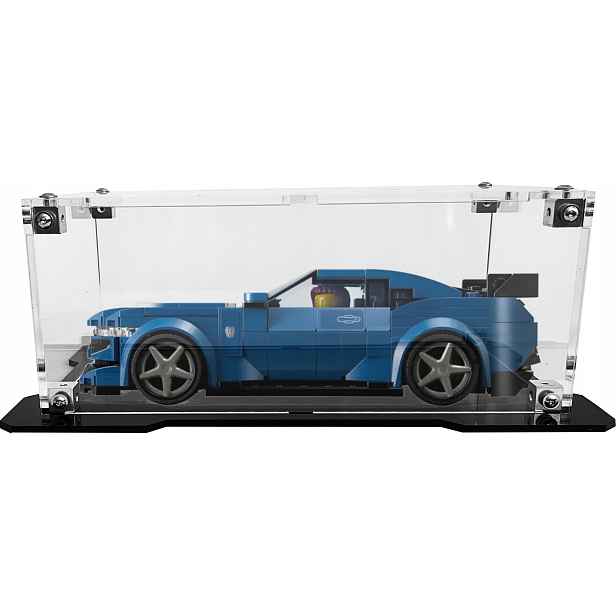 Vitrína s černou základnou pro sadu Lego 76920 Sportovní Ford Mustang