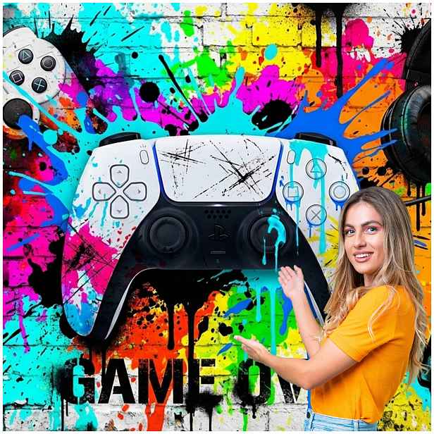 3D Fototapeta Pro Mládež Graffiti 588x260 DMGR12W