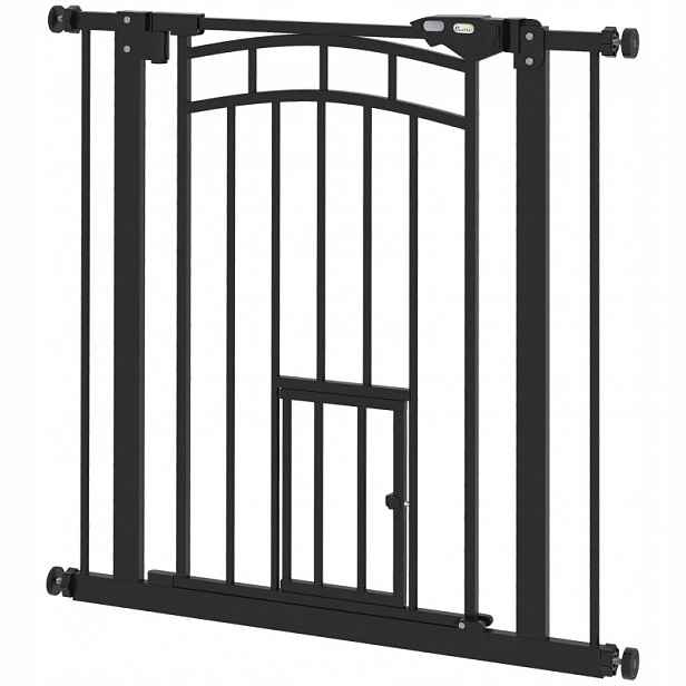 Ochranná Zábrana Pawhut Černá 74-80 cm