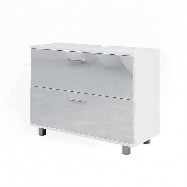 Vicco DOLNÍ SKŘÍŇKA POD DŘEZ Ilias Bílá vysoký lesk 80 x 60.8 cm