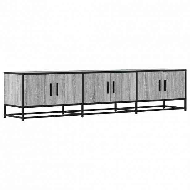 vidaXL TV skříňka šedá sonoma 180 x 35 x 41 cm kompozitní dřevo
