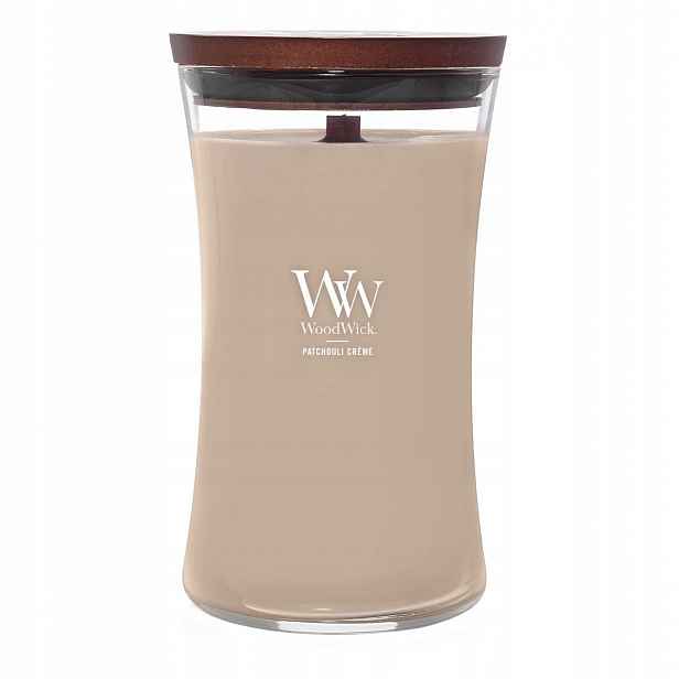 Vonná svíčka sójová Patchouli Creme Woodwick