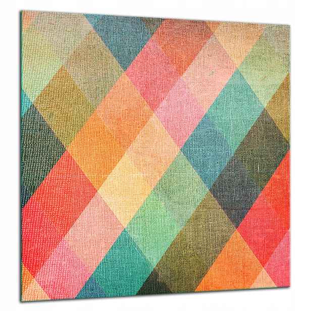 Skleněná Ochranná Deska Panel Lepidlo 60x65 Barevná