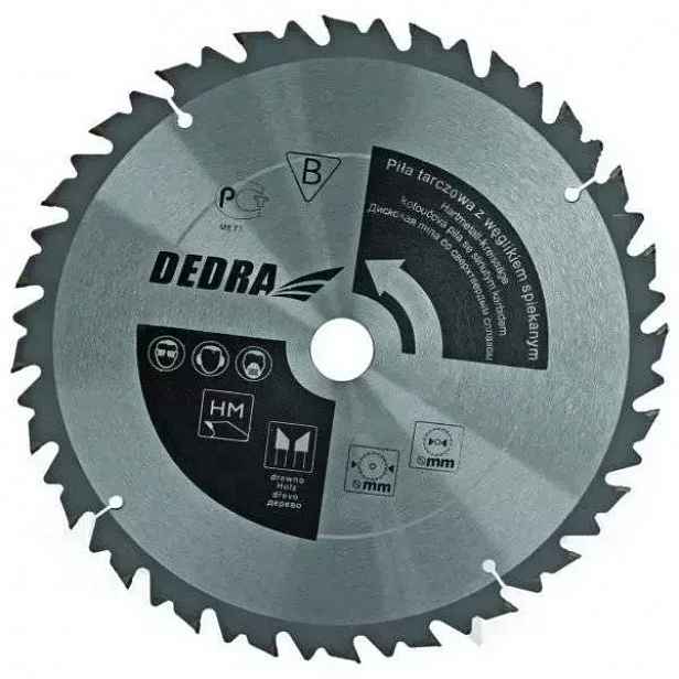 Kotoučová pila na dřevo s karbidem 350x30 mm, 24 zubů Dedra