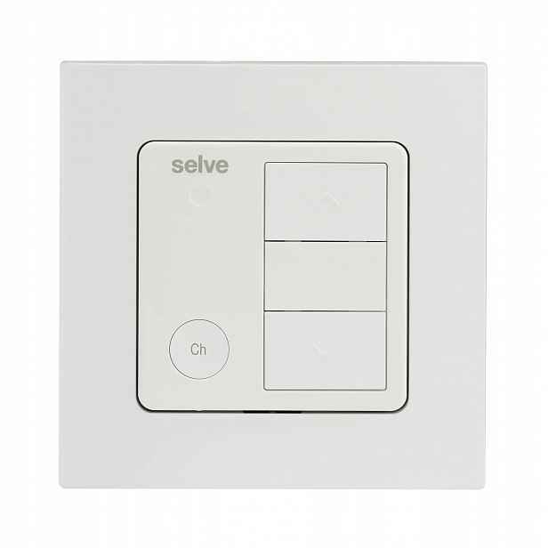 Selve commeo 2.0 wall send nástěnný vypínač 1-kanálový bílý