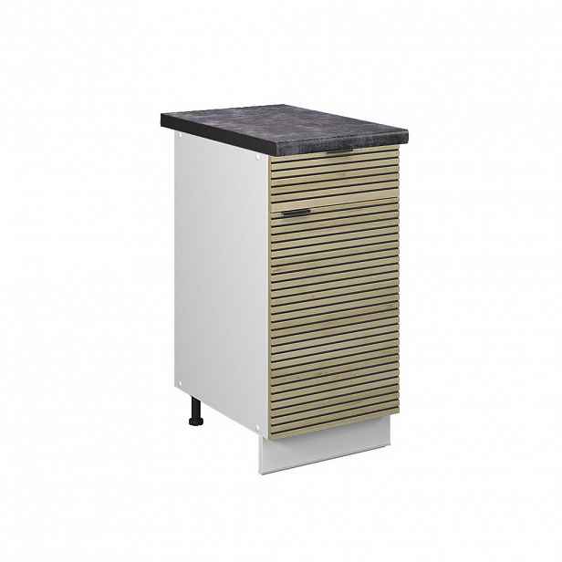 Vicco SPODNÍ SKŘÍŇKA KUCHYŇSKÉ LINKY Fame-Line Dubový panel 40 cm , PD Antracit