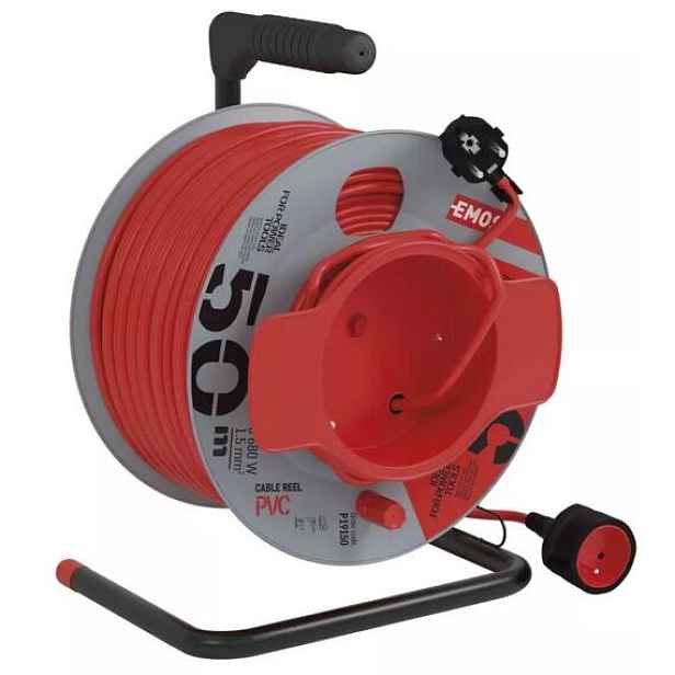 Emos kabel 230V prodlužovací 50m/1Z Pvc 3*1,5mm buben P19150
