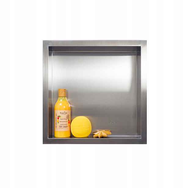 Vodotěsná polička Wall-box One 30x30x10 cm Inox