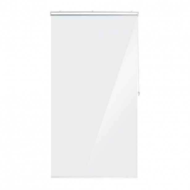 Relaxdays ROLETA Transparentní sprchová PVC hliník 100x240 cm