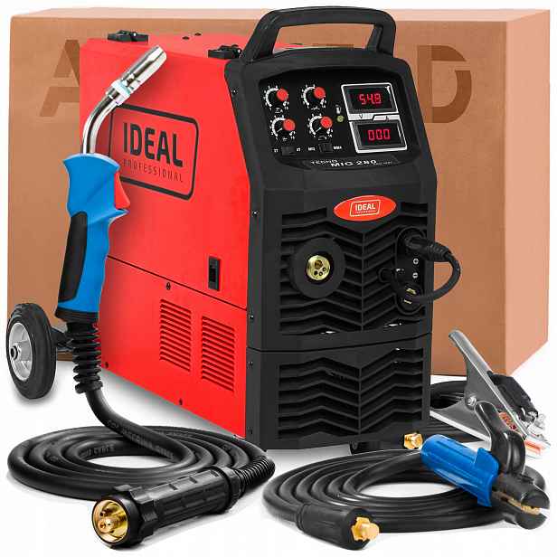 Svařovač Ideal Tecno Mig 280 4x4 Digital Mma 400V 280A Pro Hliníkovou Ocel
