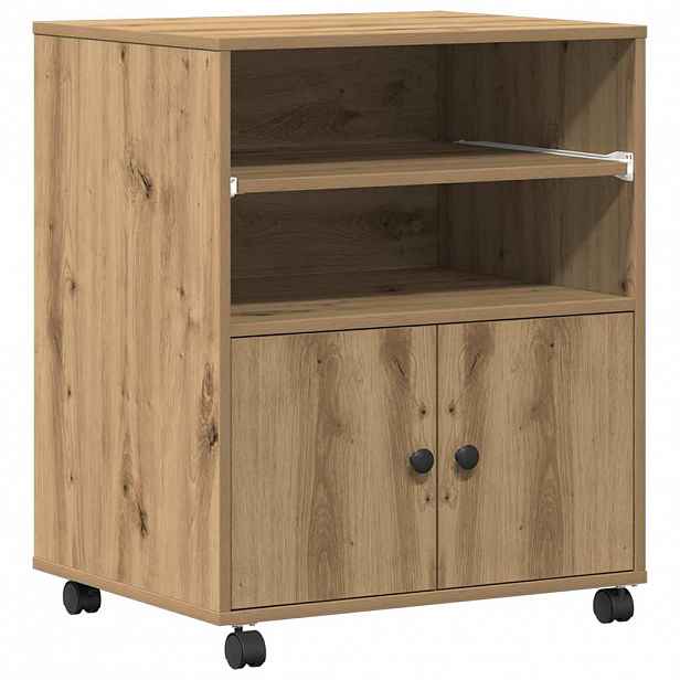 vidaXL Stojan na tiskárnu Dub artisan 60 x 48 x 74 cm Kompozitní dřevo