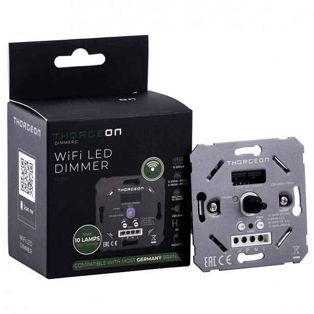 Thorgeon Wi-Fi Led stmívač 300 W, podomítkový 10002
