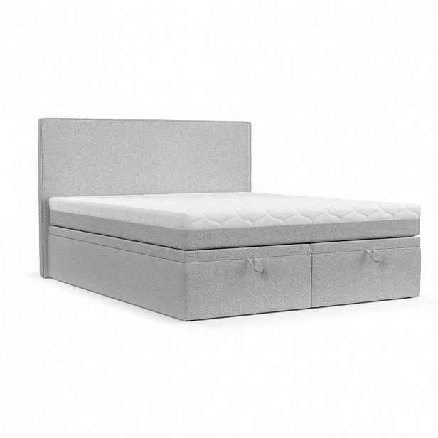 AltaBeds POSTEL BOXSPRING ZALLA 200/200 Světle šedá