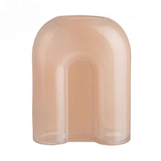 Butlers SMOKY Váza oblouk 20 cm - sv. oranžová