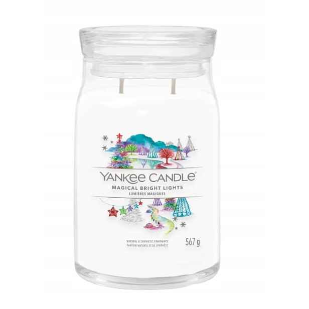 Yankee Candle Signature Sójová Svíčka Magical Bright Lights Vánoce Velká 567