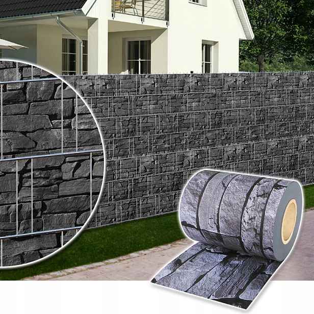 Balkonová Krytka Na Plot 35 m Břidlice Stínící Panelové Pásy Klipy