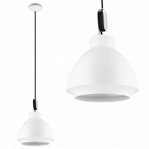 Závěsné stropní svítidlo Loft Lustr Retro Bílá