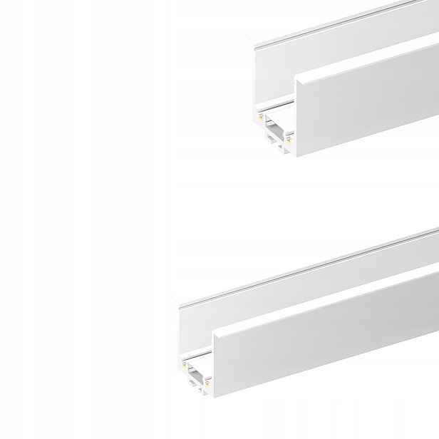 Bílá magnetická podomítková lišta 2 m Magnetic Slim Light Prestige