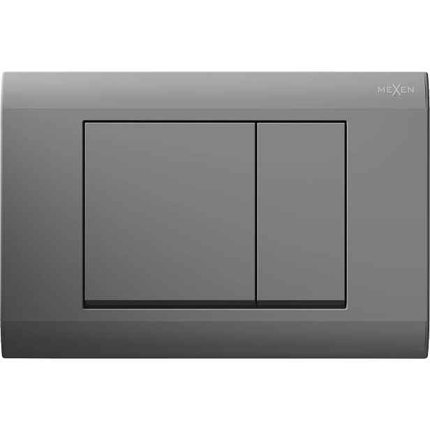 Mexen Fenix 01 ovládací tlačítko pro Wc, barva gun gray (tmavě šedá) 600166