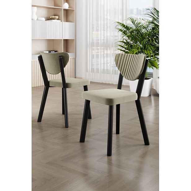 Sada židlí (4 kusy) Arfe - Cream, Black