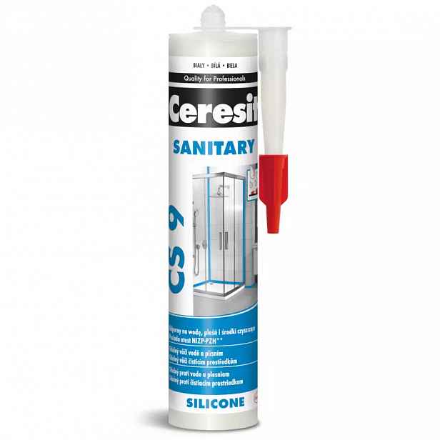 Silikon sanitární Ceresit CS 9 bílý 280 ml