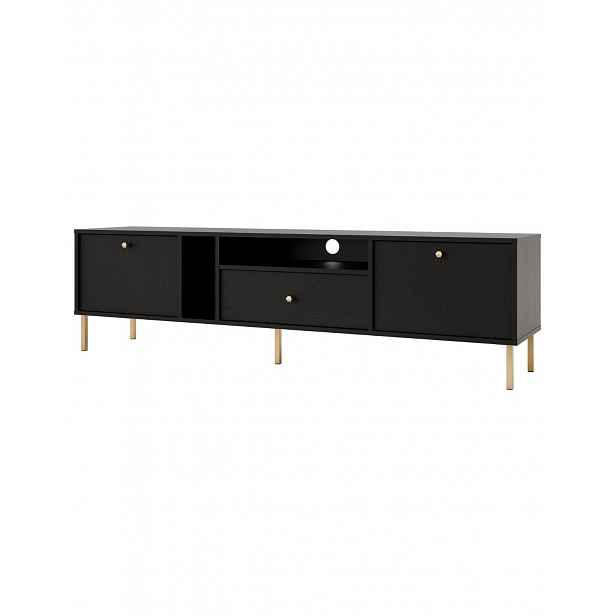 TV stolek Tokyo 2 černá 180 cm (313)