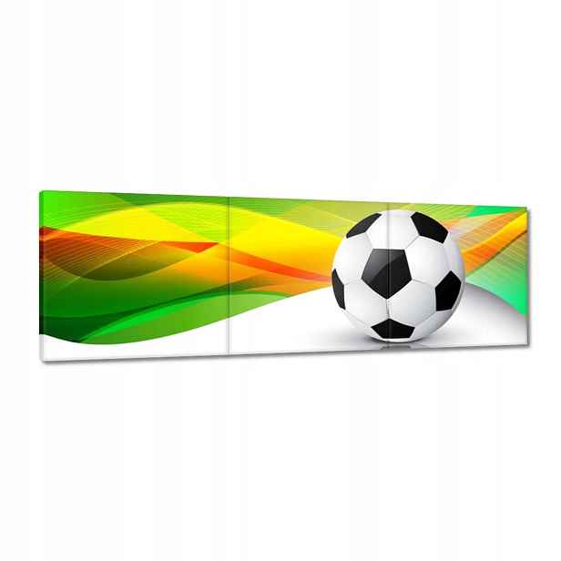 Obrazy 120x40 Fotbal Fotbalová noha