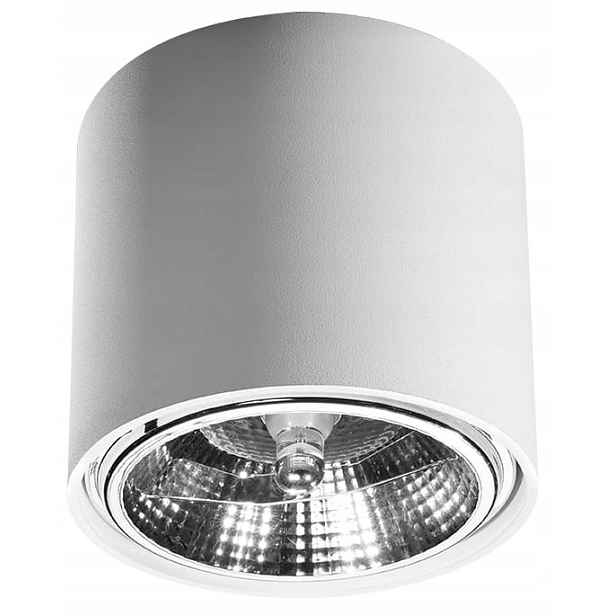 Bodové svítidlo Sollux Tiube Bílé, 1xGU10, 40W, kov, IP20