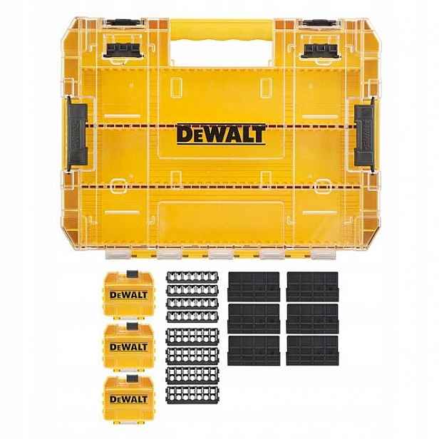 DeWalt DT70804-QZ sada organizérů ToughCase, velký 3ks malý, přepážky pro