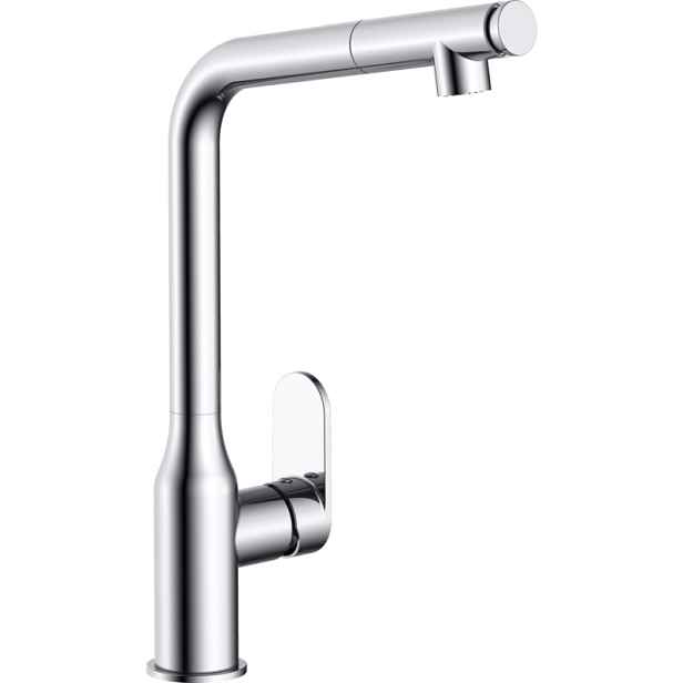 JB Sanitary H102800  Kuchyňská baterie s vytahovací sprchou; lesklý chrom (H10 28 00) BATERIE S HORNÍ MONTÁŽÍ