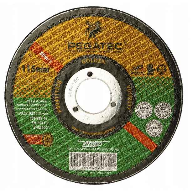 Kotouč na řezání betonu 115x3.0x22.2 mm typ 41 sada 100 ks kámen kostka