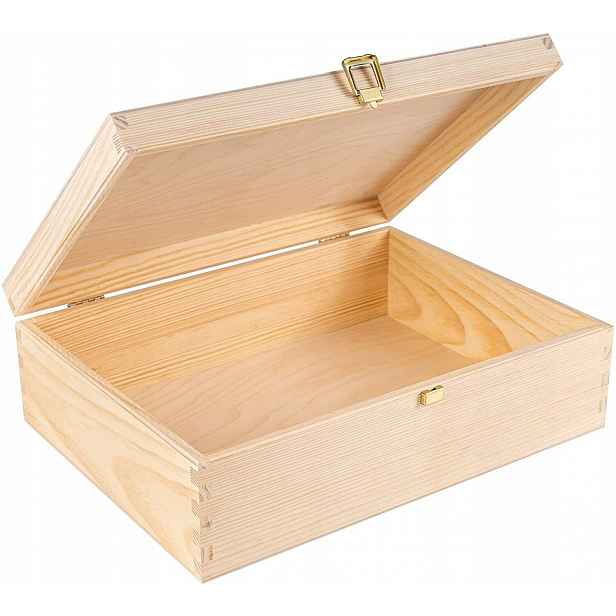 Krabička s víkem pro ukládání dekorací 33*24*10 cm
