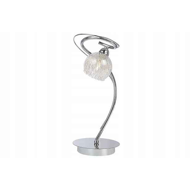 Stolní lampa Ariana Reality 1xG9, 33 W, chrom, skleněná lampa