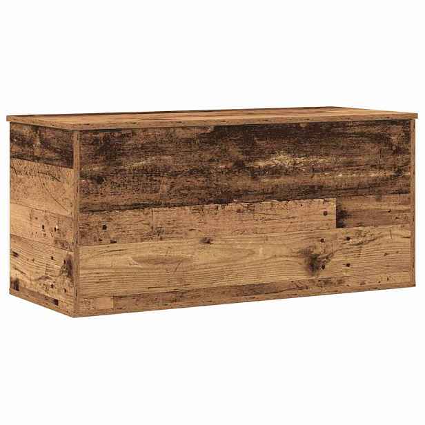 vidaXL Úložná krabice Staré dřevo 100 x 42 x 46 cm Kompozitní dřevo