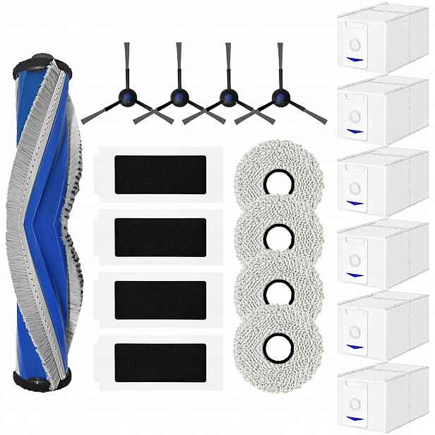 19 Sada kartáčových filtrů Ecovacs Deebot T30 Pro T30 Pro Omni T30 Omni
