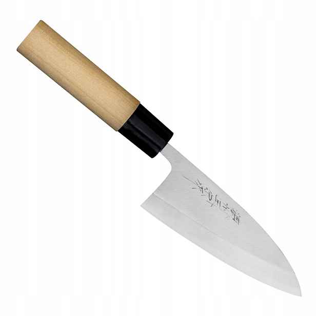 Satake Shirogami#2 Pro Japonský ostrý Nůž Deba na filetování 12 cm