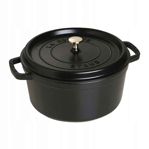 Hrnec litinový Kulatý 6.7 l Černý La Cocotte Staub
