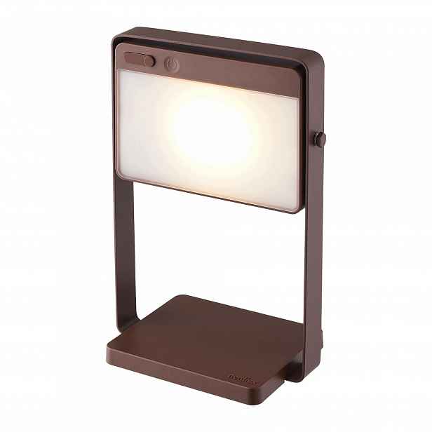 Přenosná venkovní Led lampa bronzová Saulio Solar Pohyblivá IP44 Nordlux