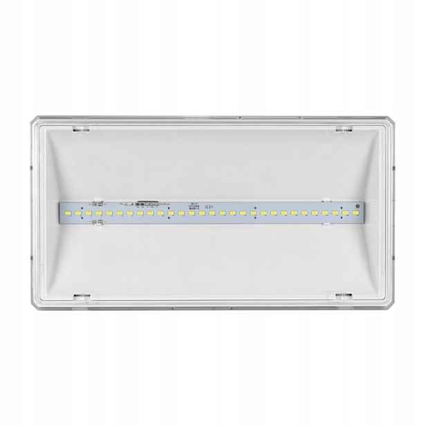 Svítidlo Exit L Led IP65 3W 3h dvouúčelové Pt bílé ETL/3W/C/3/SA/PT/WH Awex