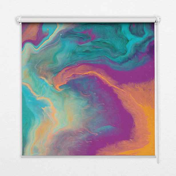 TULUP VNITŘNÍ roleta - okenní roleta - roleta - 60x140 cm - Rozmazání barvy