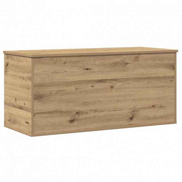 vidaXL Úložná krabice dub artisan 100 x 42 x 46 cm Kompozitní dřevo