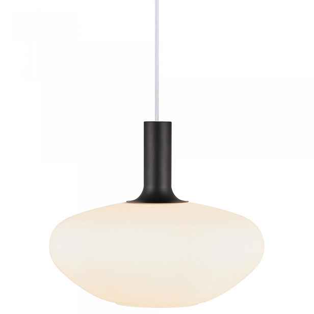 Závěsná stropní lampa Alton Bílá Skleněná E27 Regulace Nordlux 30 cm