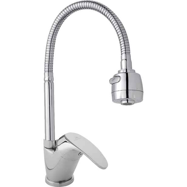 JB Sanitary Slim A101700 Stojánková dřezová baterie s pružným ramínkem a přepínací sprchou(A10 17 00)