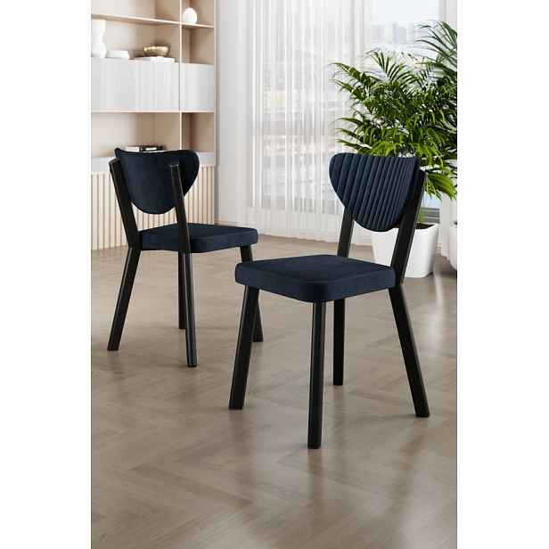 Sada židlí (4 kusy) Arfe - Anthracite, Black