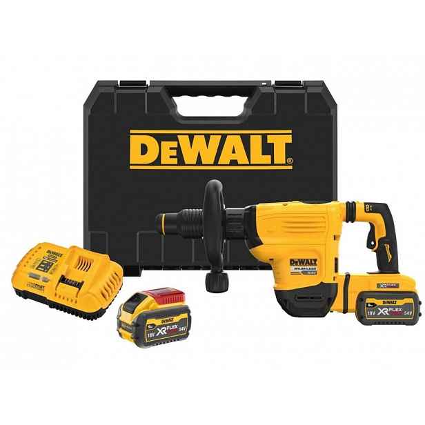 DeWALT - 54V AKU sekací kladivo SDS Max, 2x aku 9,0 Ah FLEXVOLT, nabíječka DCH832X2