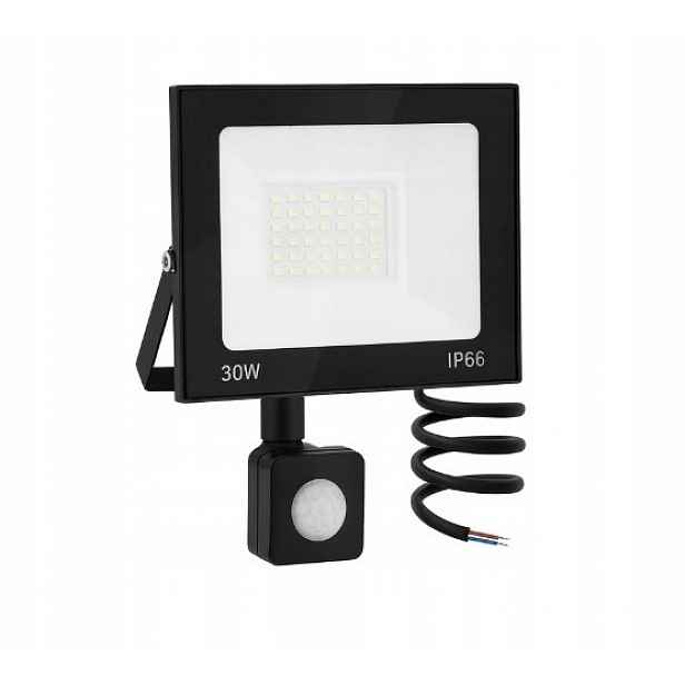 Halogenová Led Lampa S 30W Reflektorem S Vysokým Výkonem, Senzor Pohybu