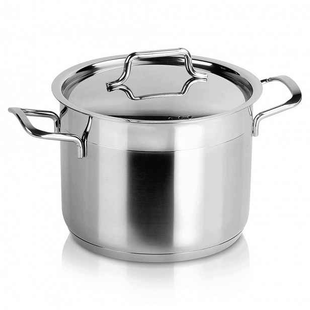 Hrnec Z Nerezové oceli Anett 16 cm 2,3 l s víkem pro indukci