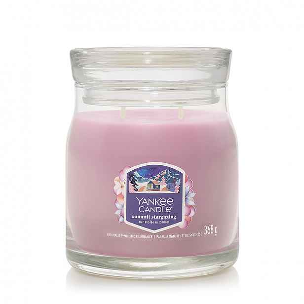 Yankee Candle vonná svíčka Signature ve skle střední Summit Stargazing, 368 g, S