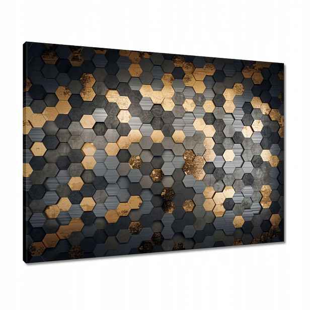 Obrazy 80x60 Hexagonální vzor Abstrakce